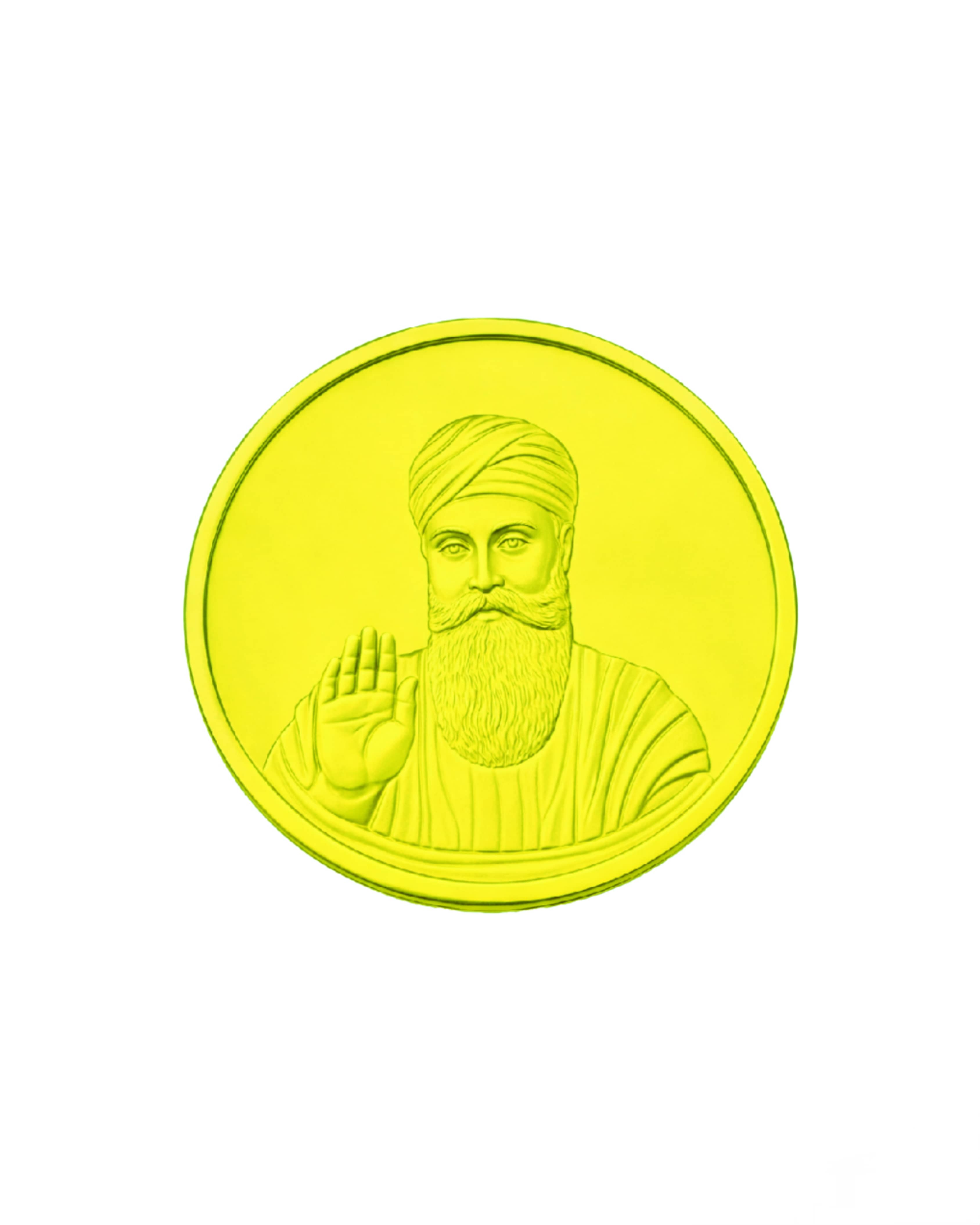 Guru Nanak Dev gold coin